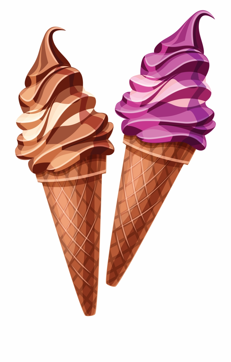 ice cream cone clip art swirl