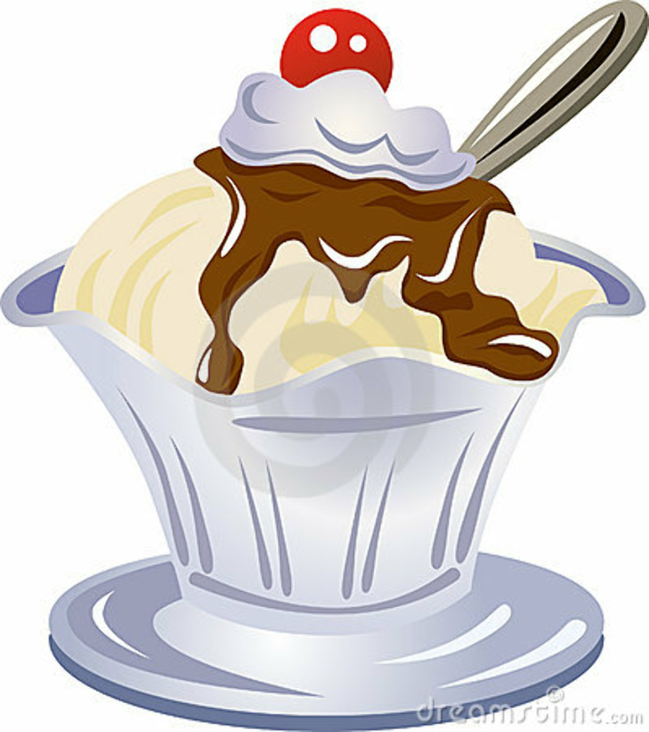 Download High Quality Ice Cream Sundae Clipart Valentine Transparent 