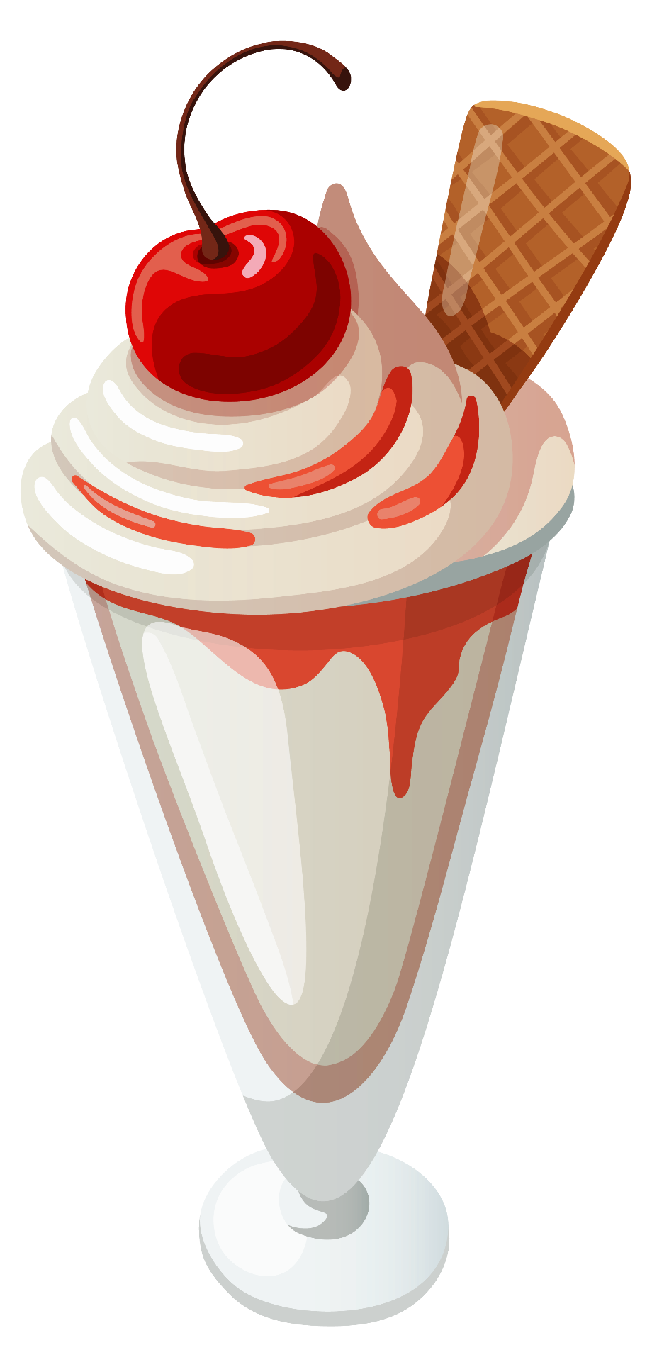 Download High Quality ice cream sundae clipart transparent background
