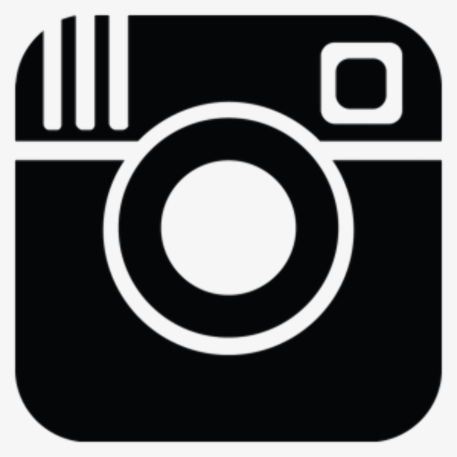 instagram symbol black and white