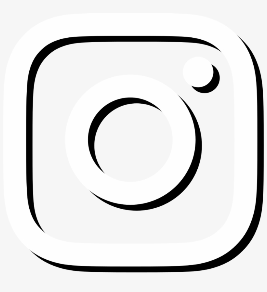 instagram symbol black background