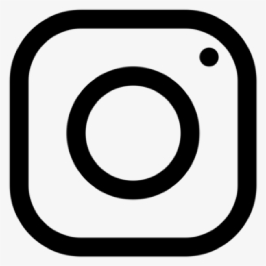 transparent instagram logo white