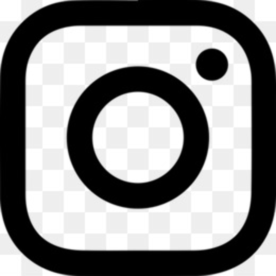 instagram transparent logo white