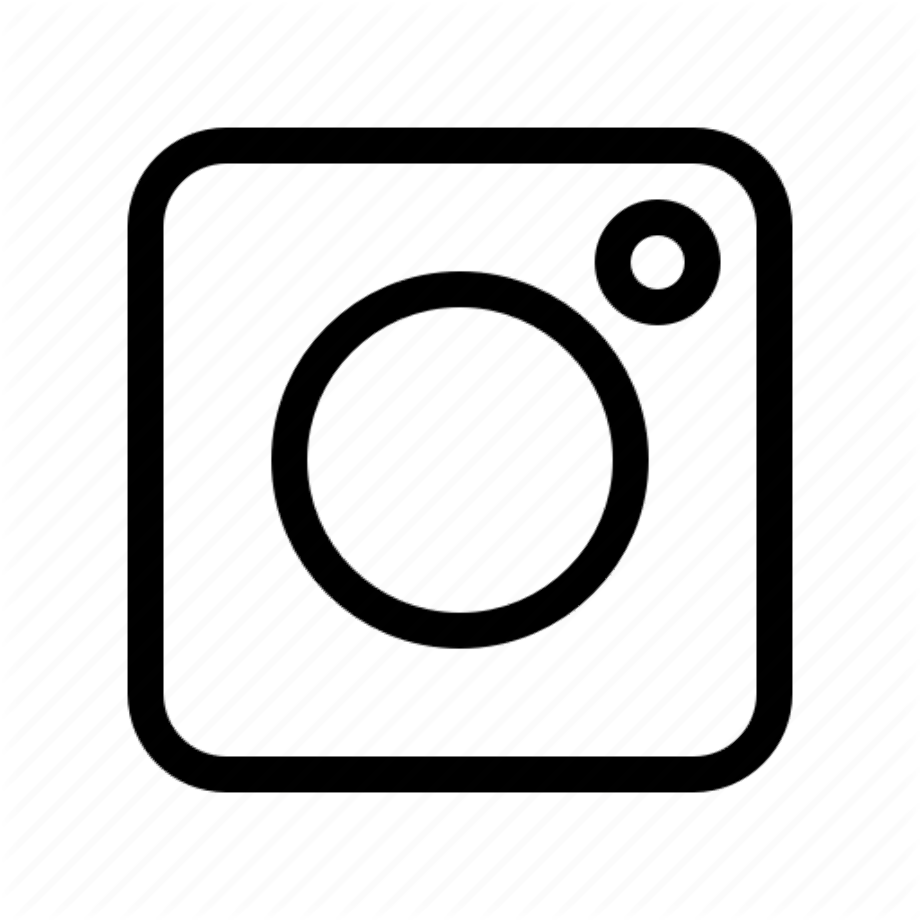 instagram logo png black and white