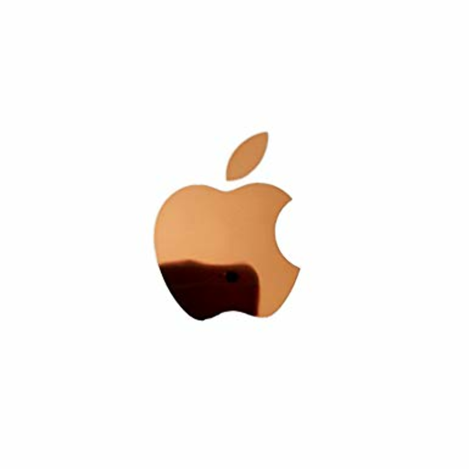 iphone logo golden