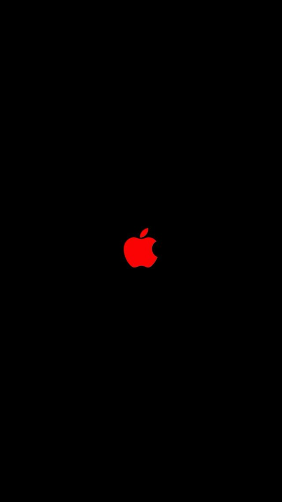 iphone logo red