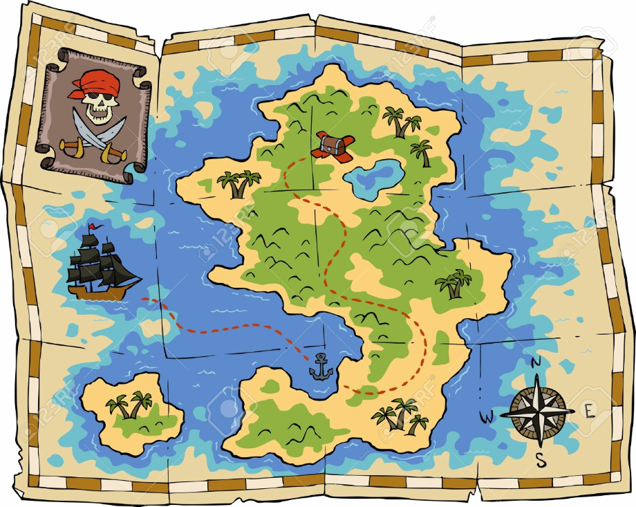 island clipart map