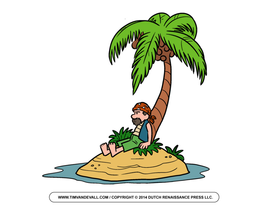 island clipart stranded