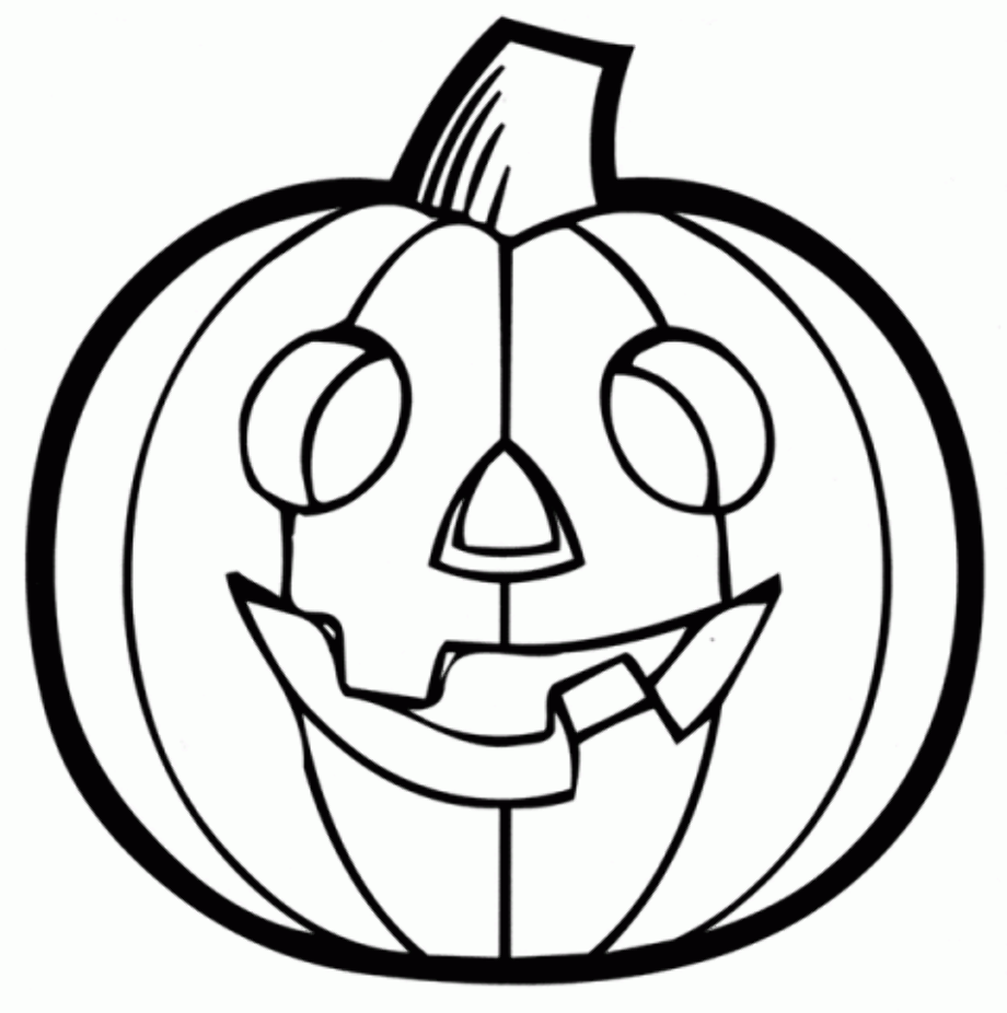 pumpkin clipart black and white happy