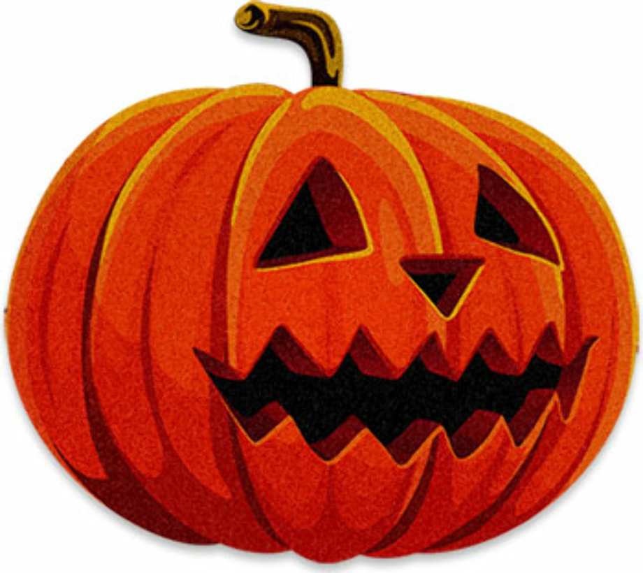 step by step jack o lantern clipart