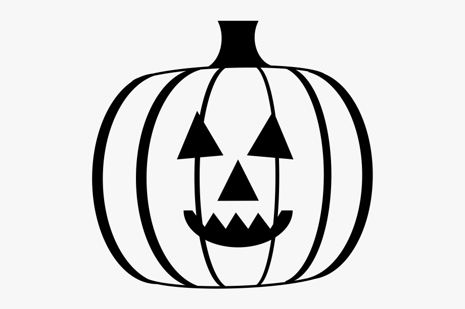 jack o lantern clipart white