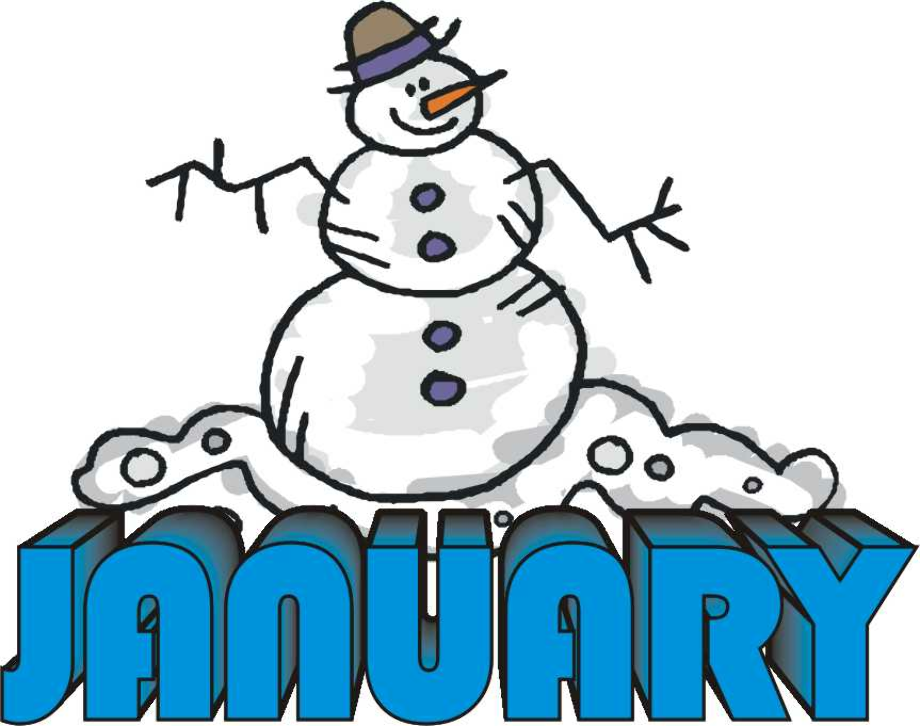 calendar clipart january