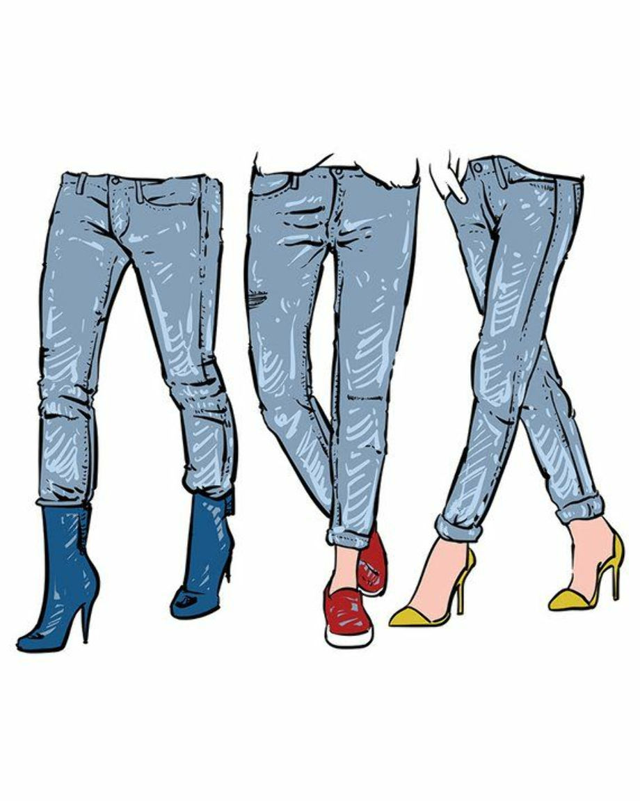vintage graphic jeans