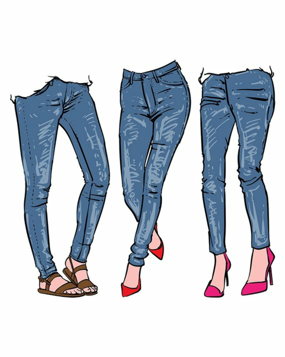 Denim Jeans Clip Art