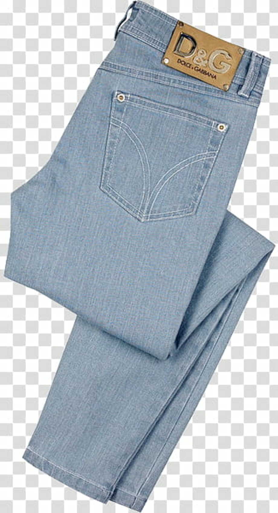 Сложенные джинсы