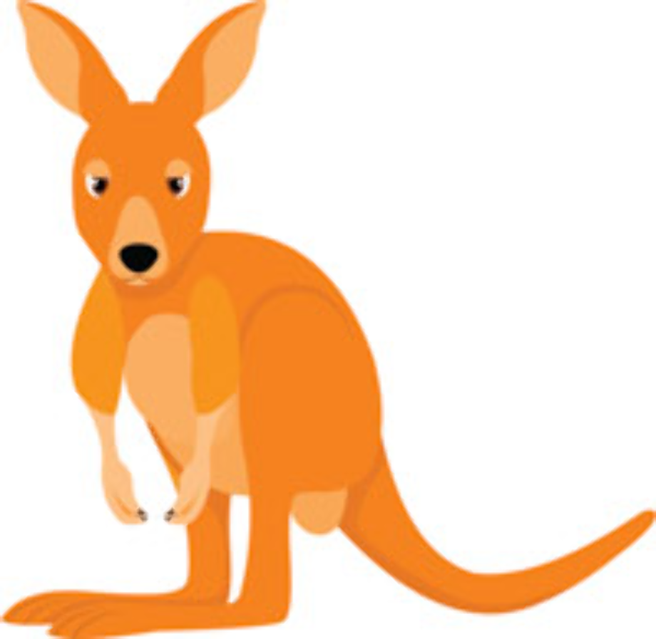 kangaroo clipart cartoon