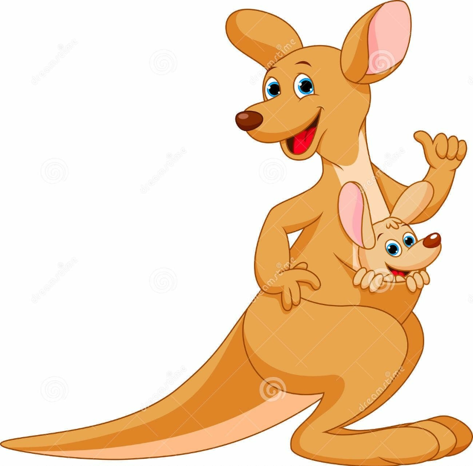 kangaroo clipart baby
