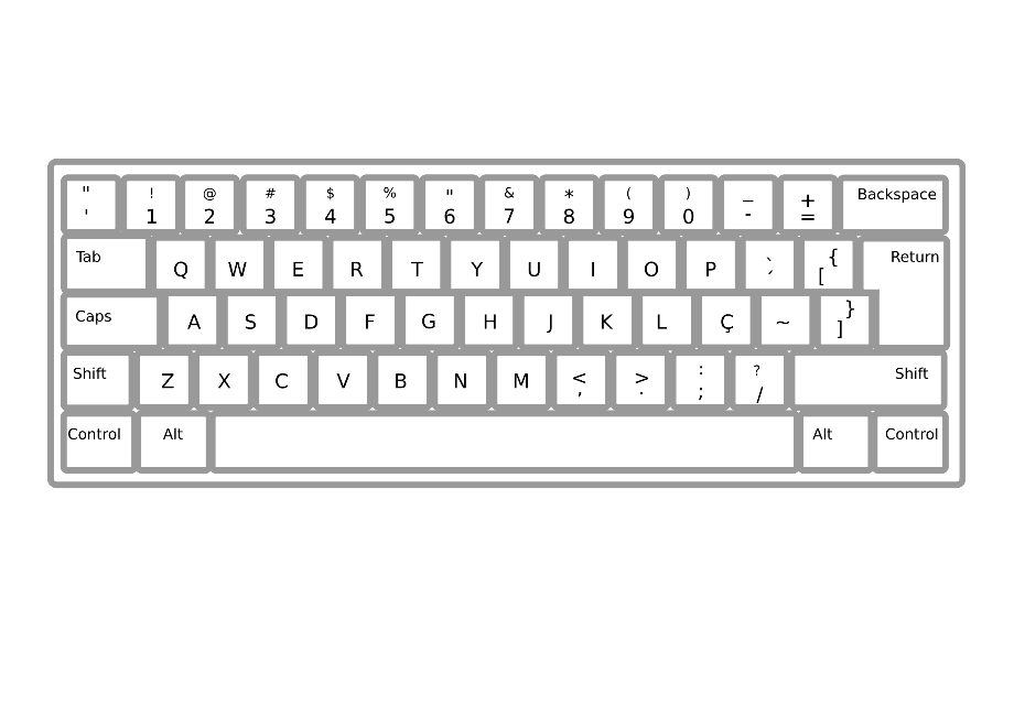 Download High Quality keyboard clipart Transparent PNG Images - Art