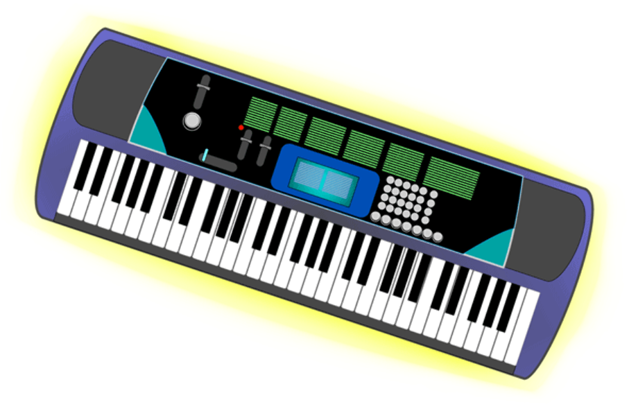 keyboard clipart electronic