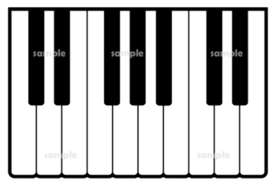 keyboard clipart musical