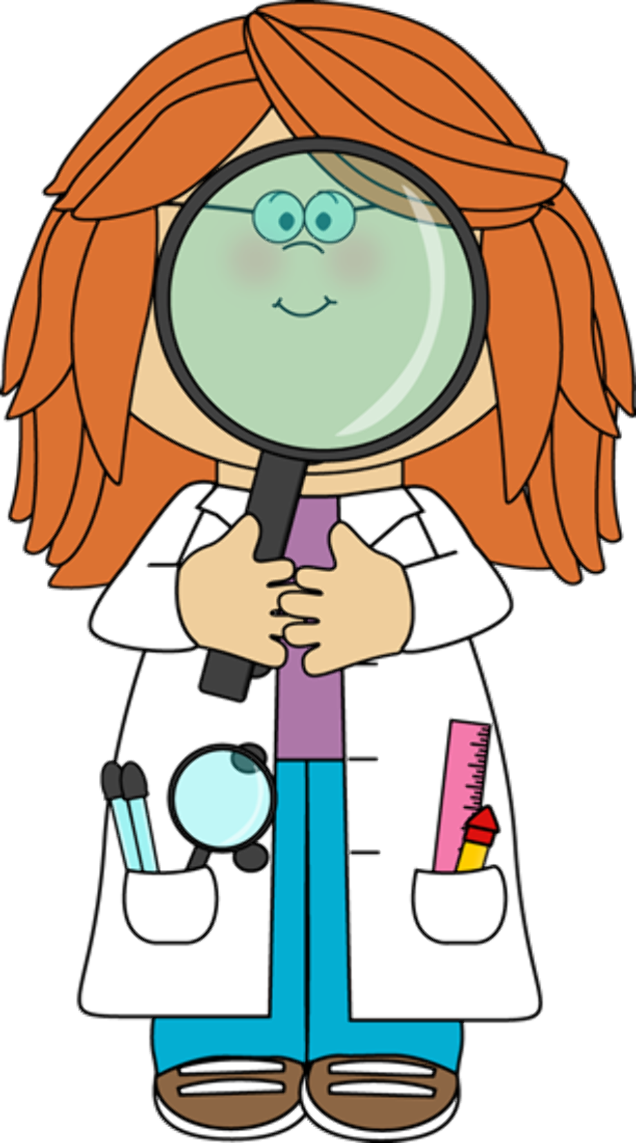 science clipart magnifying glass