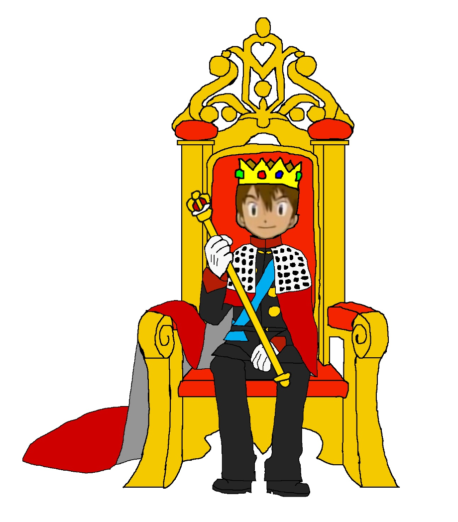 king clipart thinking