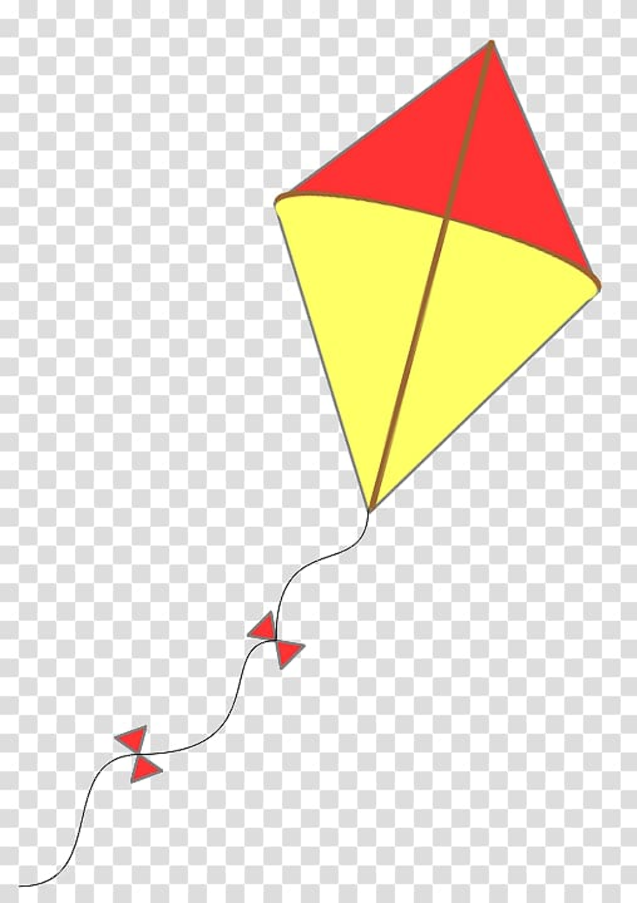 kite clipart yellow