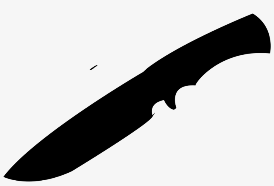 knife clipart silhouette