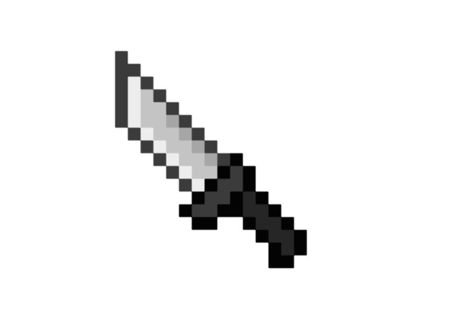 knife transparent minecraft