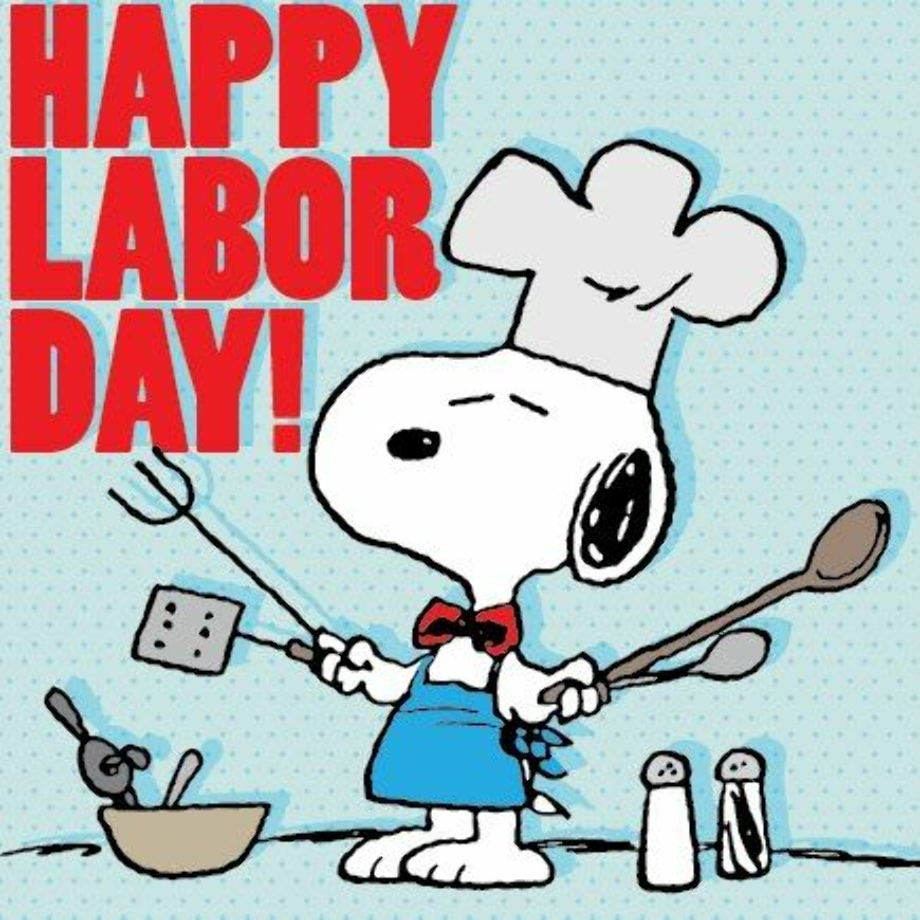 labor day clipart snoopy