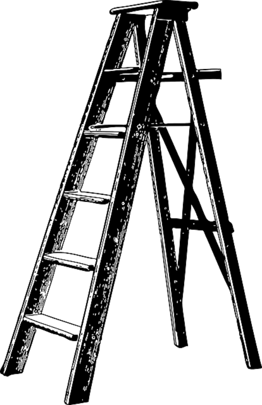 ladder clipart silhouette