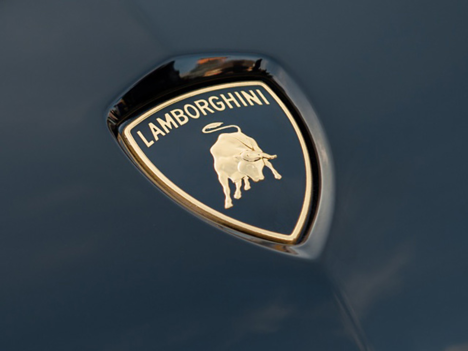 lamborghini logo blue