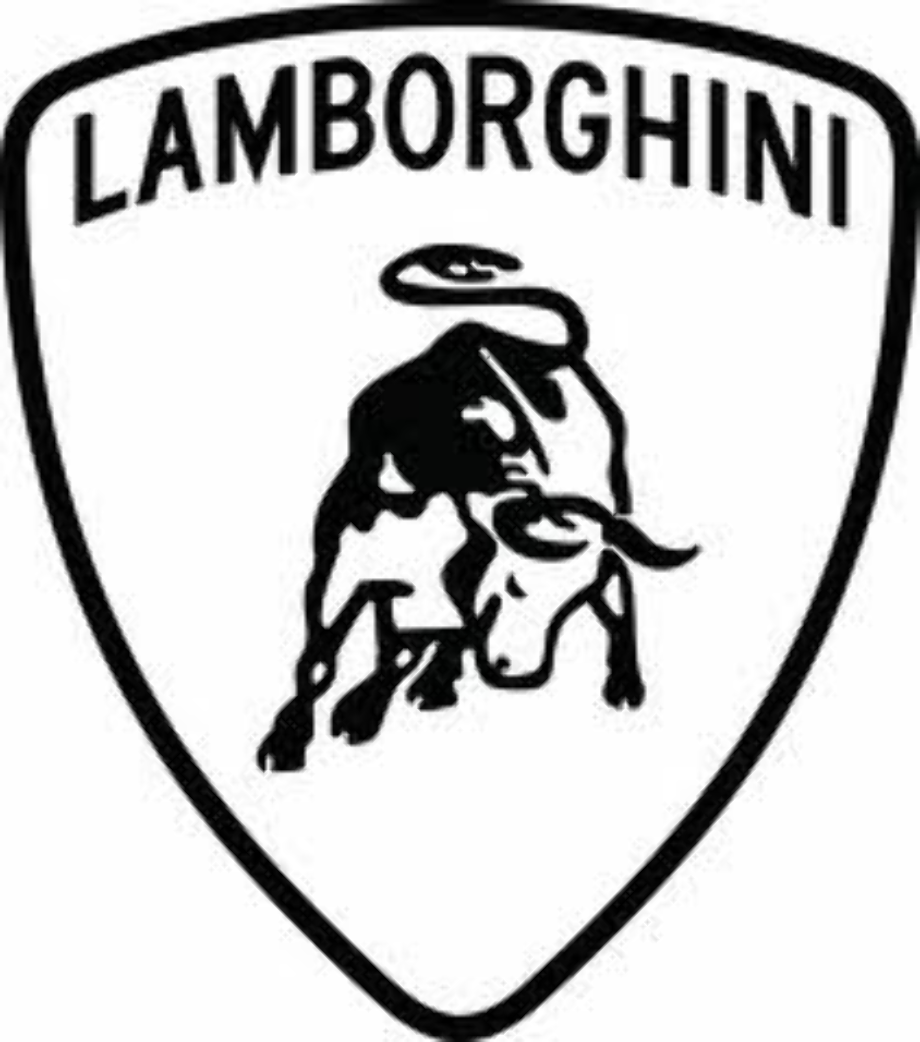 lamborghini logo black