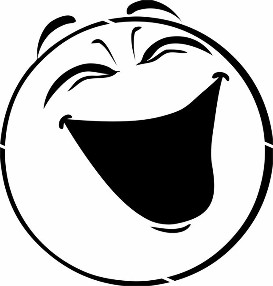laughing clipart black