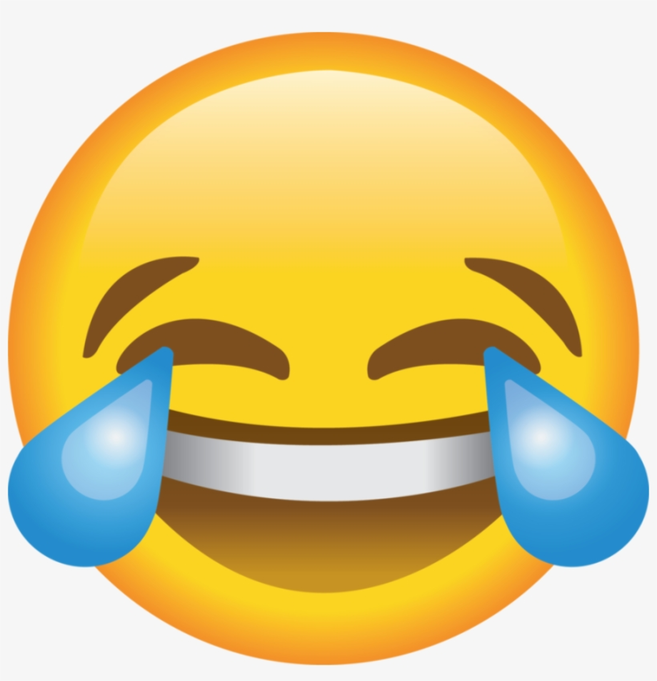 laughing emoji transparent eyes