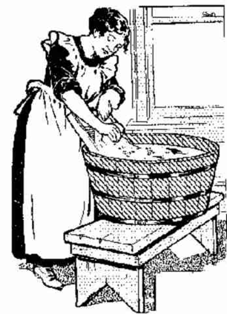 laundry clipart old fashioned