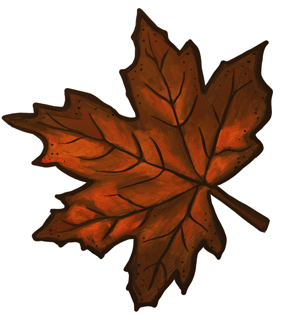 fall leaf clipart easy