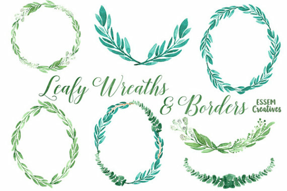 leaf clipart wedding