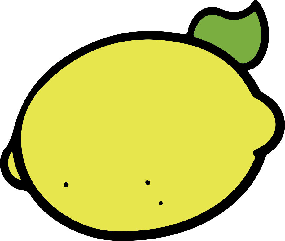 lemon clipart vector