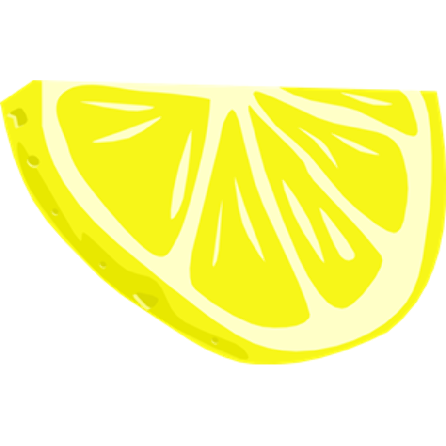 lemon clipart wedge