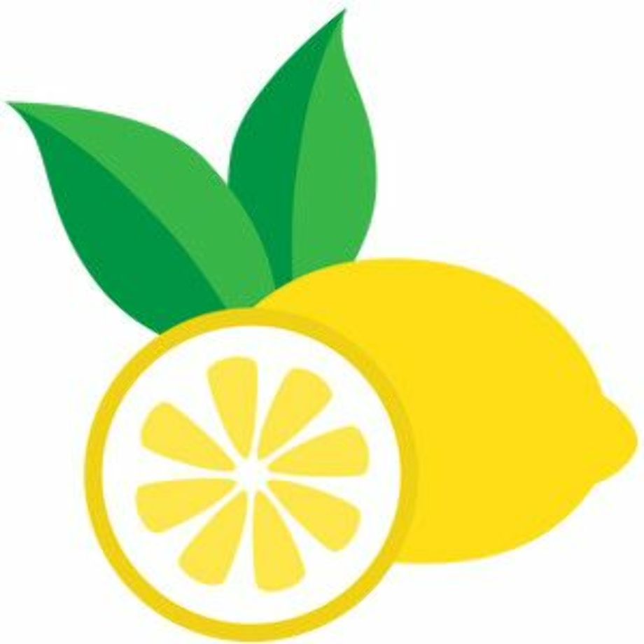 lemon clipart silhouette