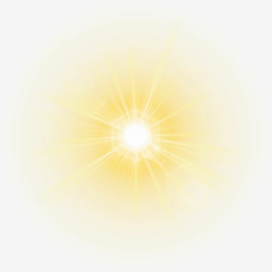 light flare clipart yellow