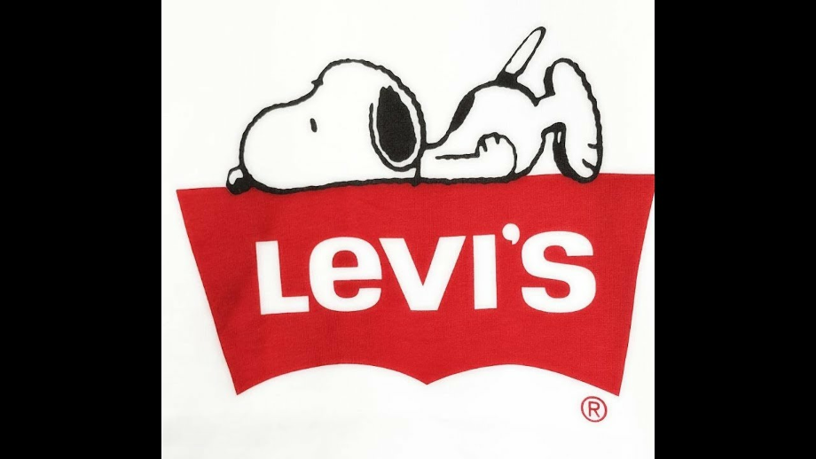 levis logo snoopy