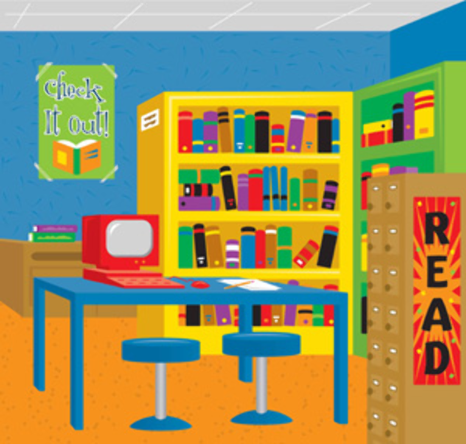 library clipart room