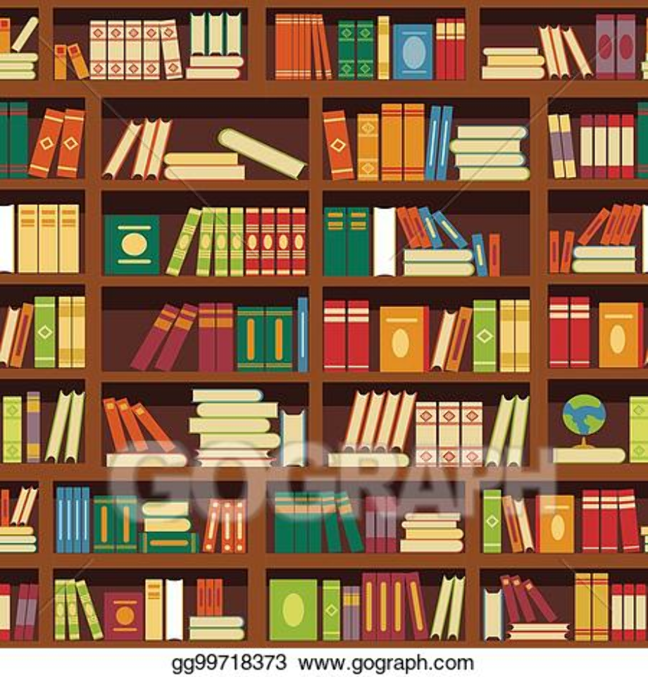 library clipart background
