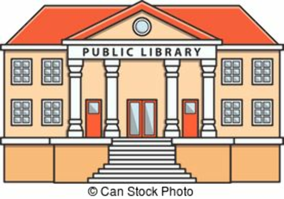 library clipart building