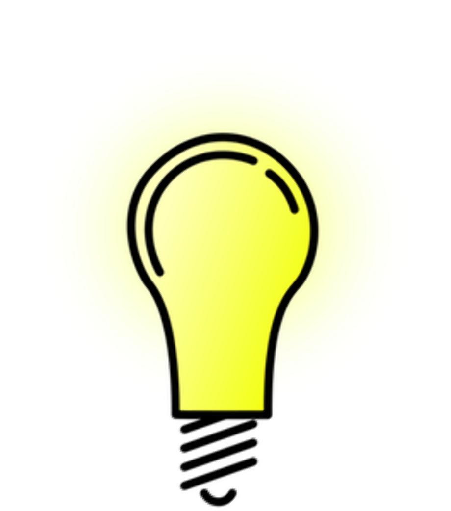 light bulb clipart icon