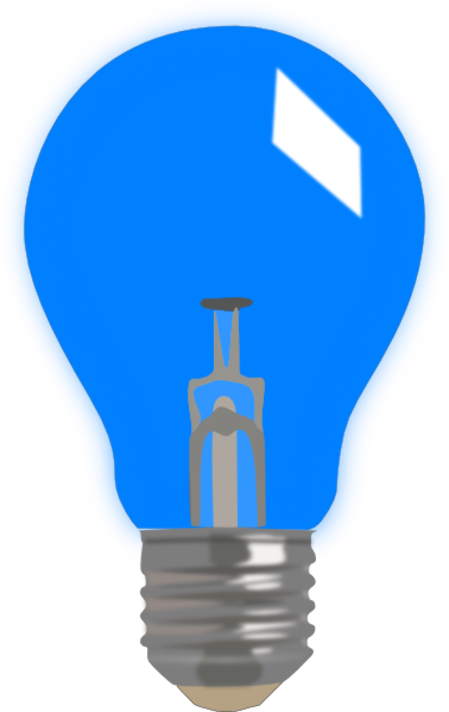 Download High Quality light bulb clipart blue Transparent PNG Images