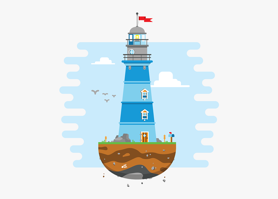 lighthouse clipart graphic
