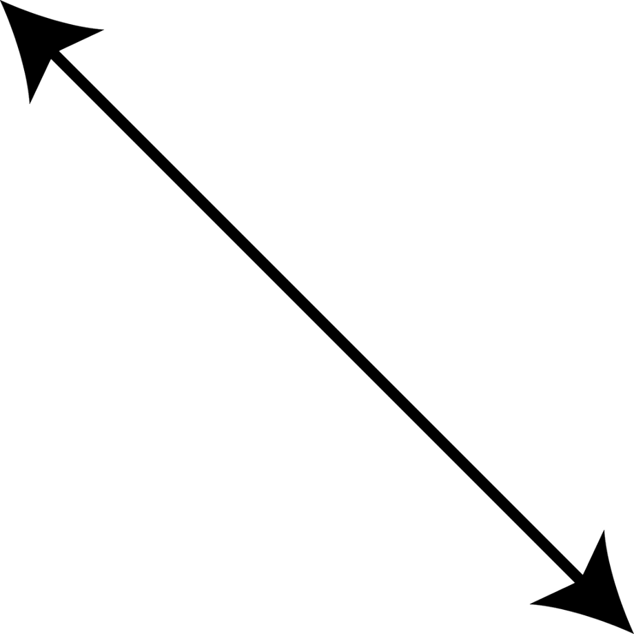 line clipart arrow